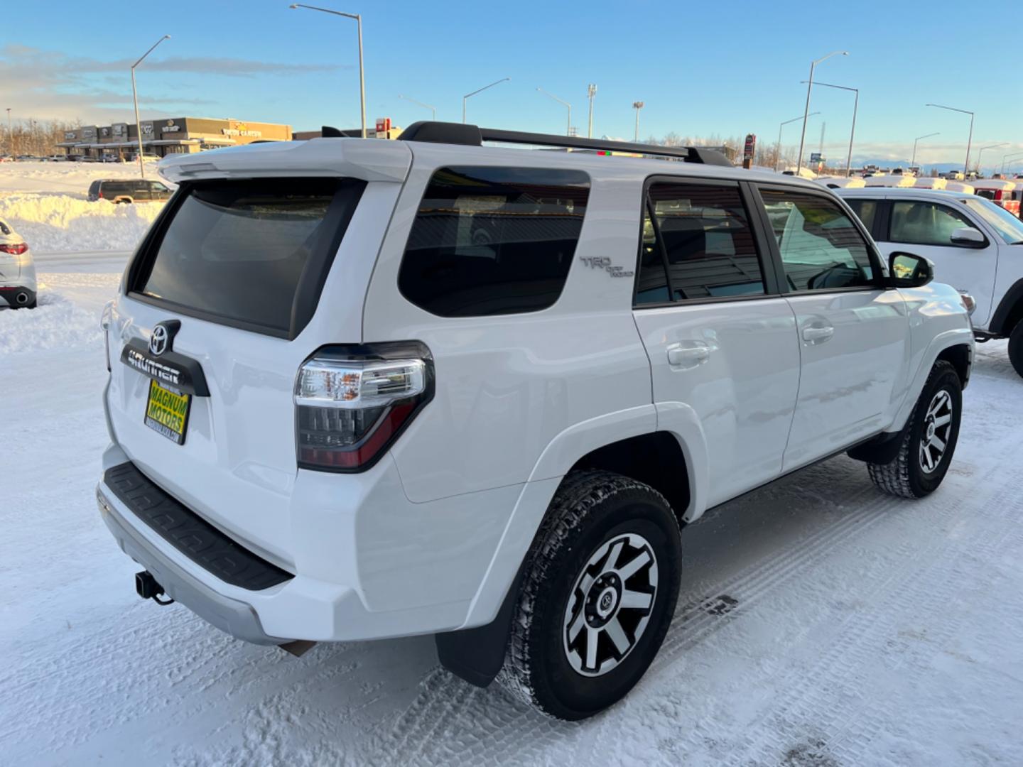 2023 White Toyota 4Runner TRD Off Road (JTEPU5JR0P6) with an 4.0 6 Cylinder engine, 5 speed automatic transmission, located at 1960 Industrial Drive, Wasilla, 99654, (907) 274-2277, 61.573475, -149.400146 - Photo#5